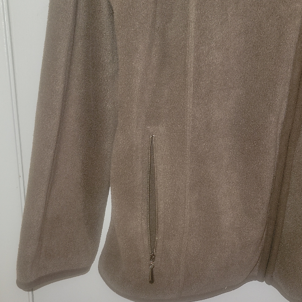 Karen Scott Tan Teddy Jacket - Picture 3 of 9